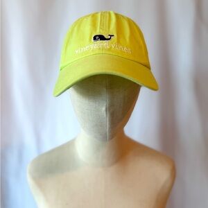 Unisex Vineyard Vines Neon Green Whale Logo Baseball Cap